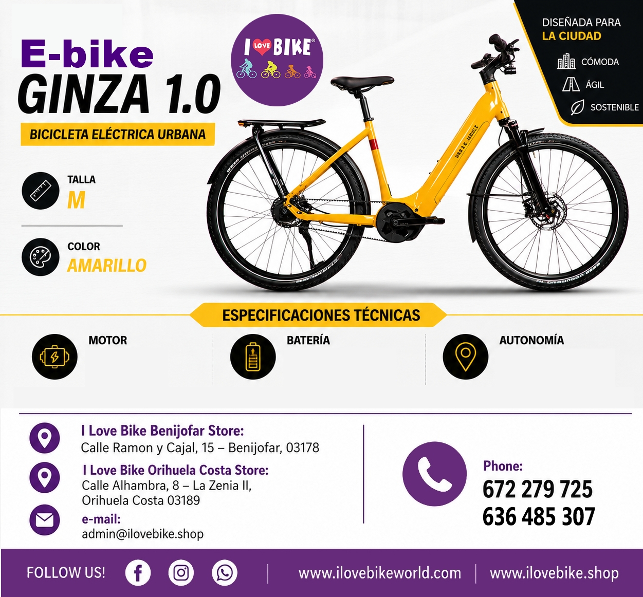 Ebike Ginza 10 para 22. Julio
